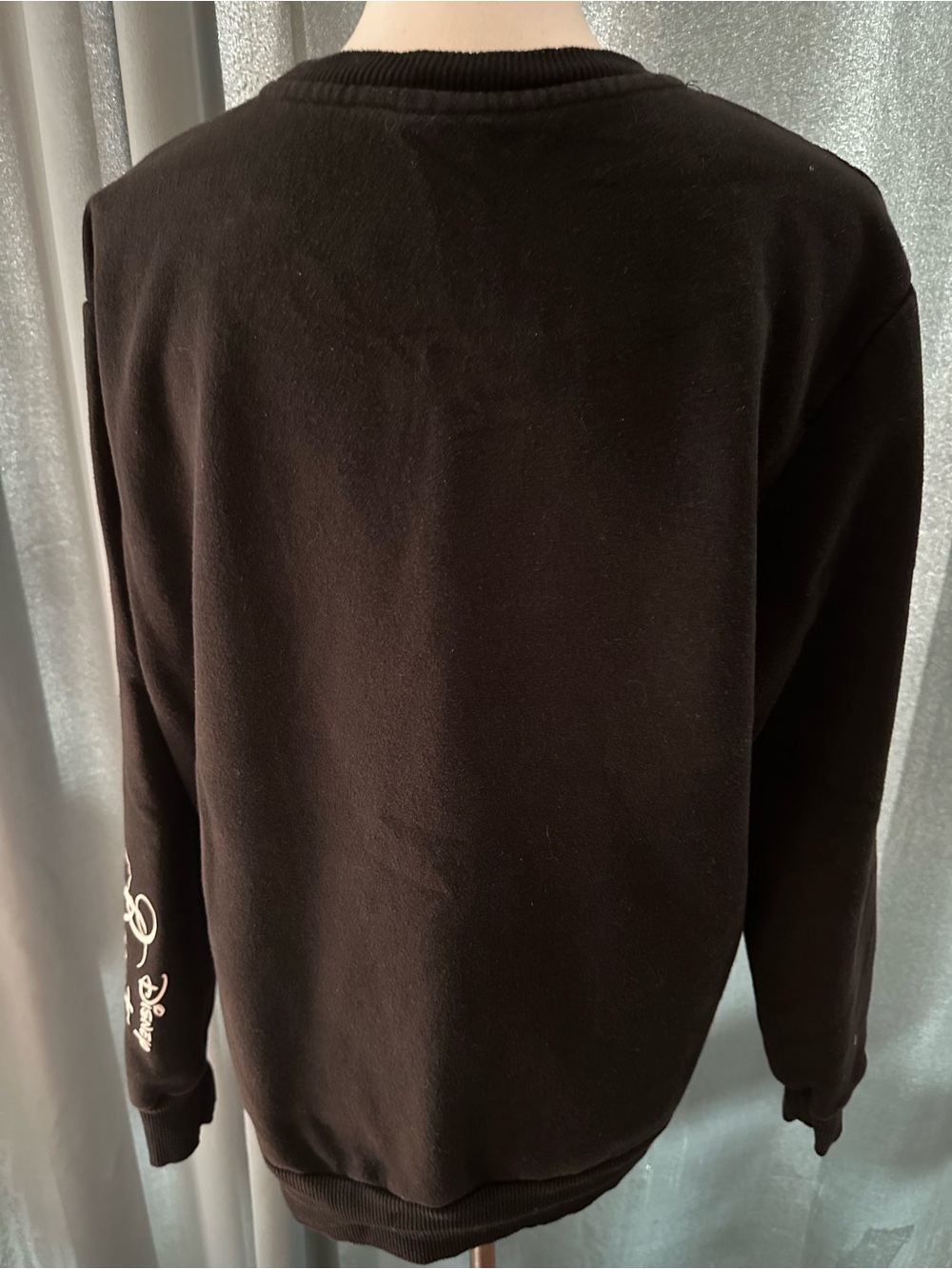 Disney Princess Beauty & The Beast Belle Stained Glass Sweatshirt Black M - Picture 4 of 7